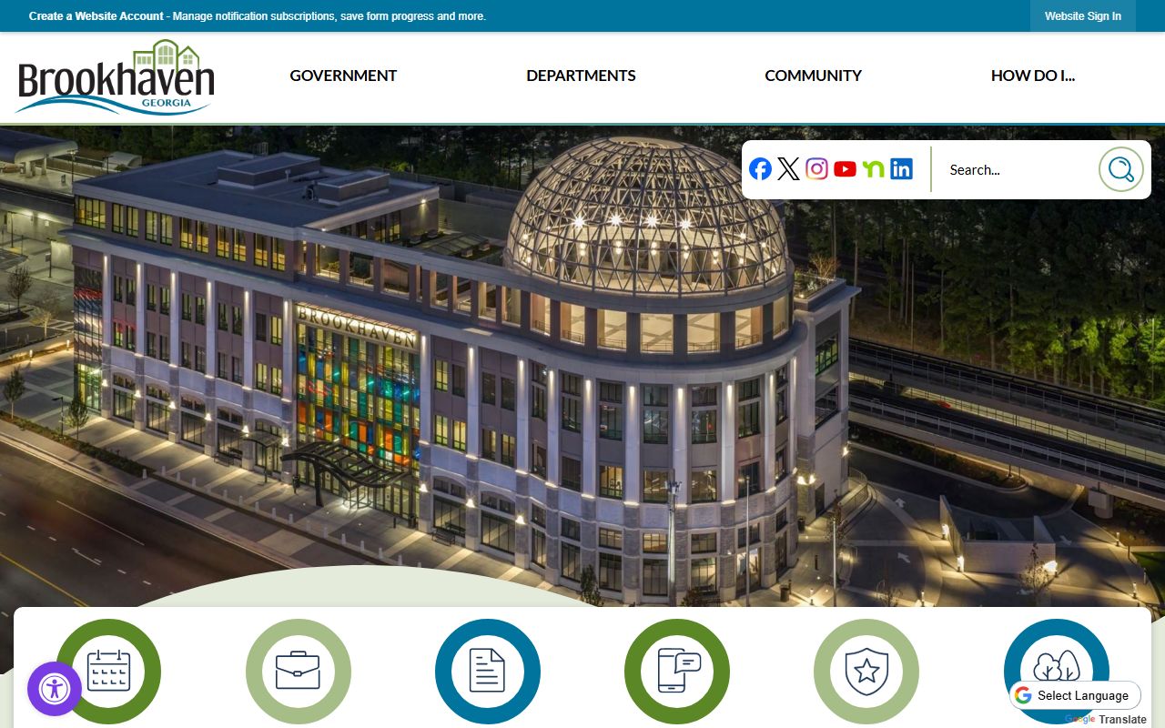 City of Brookhaven official website