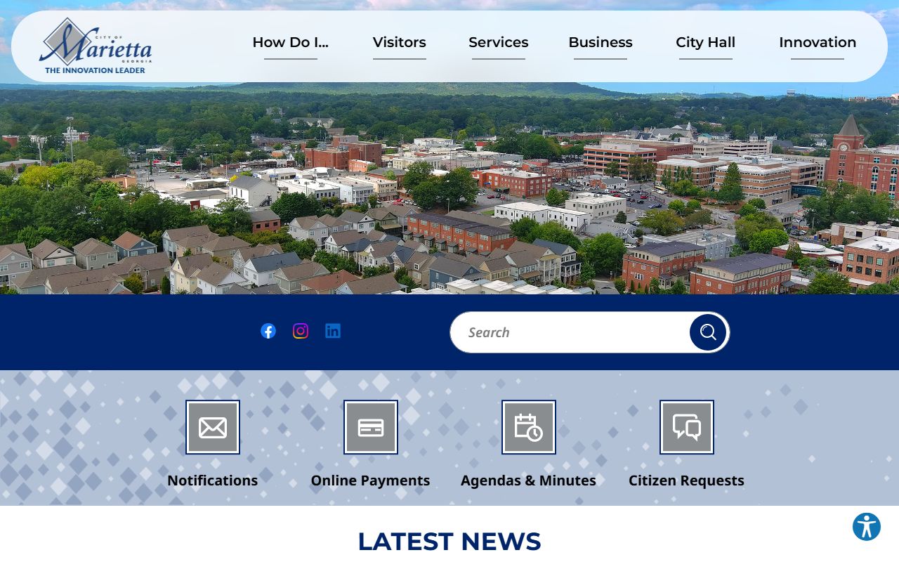 City of Marietta official website